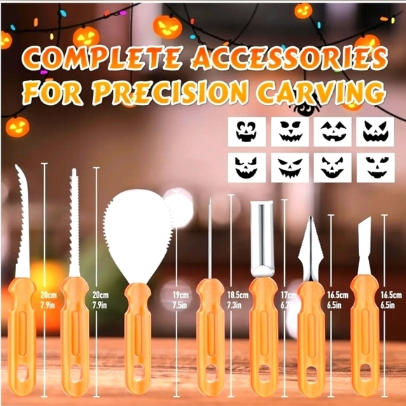 Halloween Pumpkin Carving Tools Kit - Picture 5 of 8